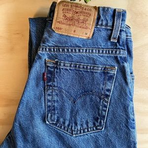 High rise Levis 550 jeans